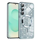 Husă Techsuit Luxury Glitter MagSafe Galaxy S25 Plus – Albastru deschis – imagine 11