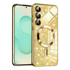 Husă Techsuit Luxury Glitter MagSafe Galaxy S25 Plus – Auriu – imagine 2