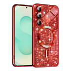 Husă Techsuit Luxury Glitter MagSafe Galaxy S25 Plus – Verde închis – imagine 7