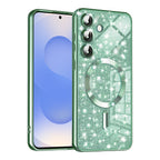 Husă Techsuit Luxury Glitter MagSafe Galaxy S25 – Verde deschis – imagine 6