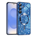 Husă Techsuit Luxury Glitter MagSafe Galaxy S25 – Albastru închis – imagine 8
