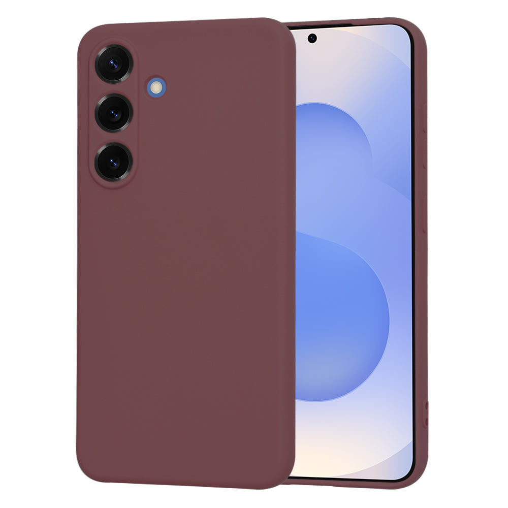 Husă din silicon Techsuit SoftFlex Galaxy S25 – Roșu prună – imagine 20