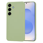 Husă din silicon Techsuit SoftFlex Galaxy S25 – Verde matcha – imagine 1