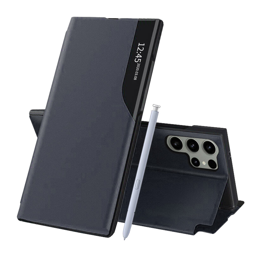 Husă flip Techsuit eFold Galaxy S25 Ultra – Albastru închis – imagine 5