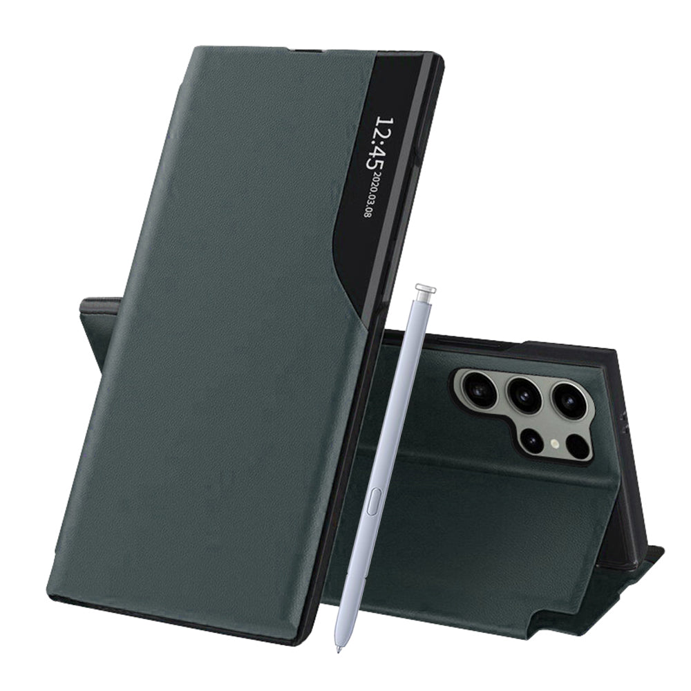 Husă flip Techsuit eFold Galaxy S25 Ultra – Verde închis – imagine 4