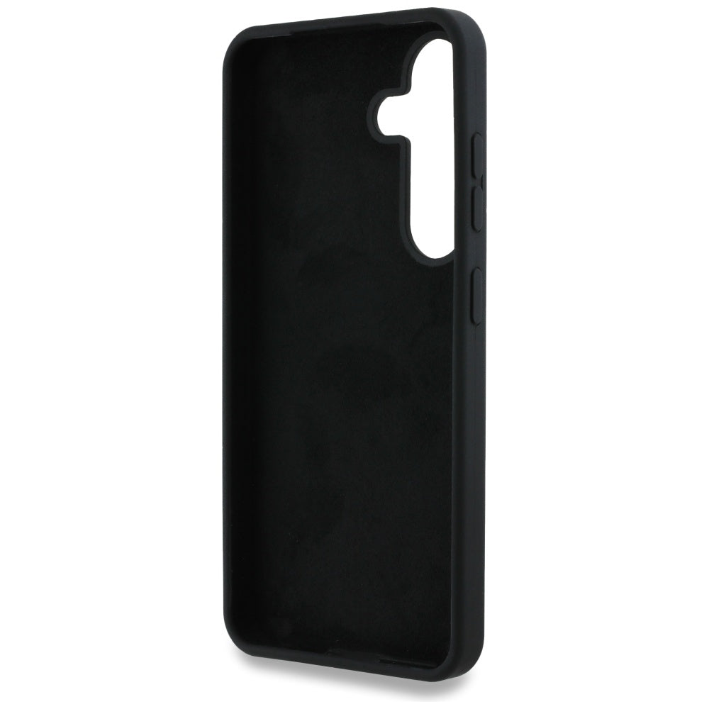 Husă Guess Samsung Galaxy S25 Silicone 4G Big Metal Logo, negru – imagine 3