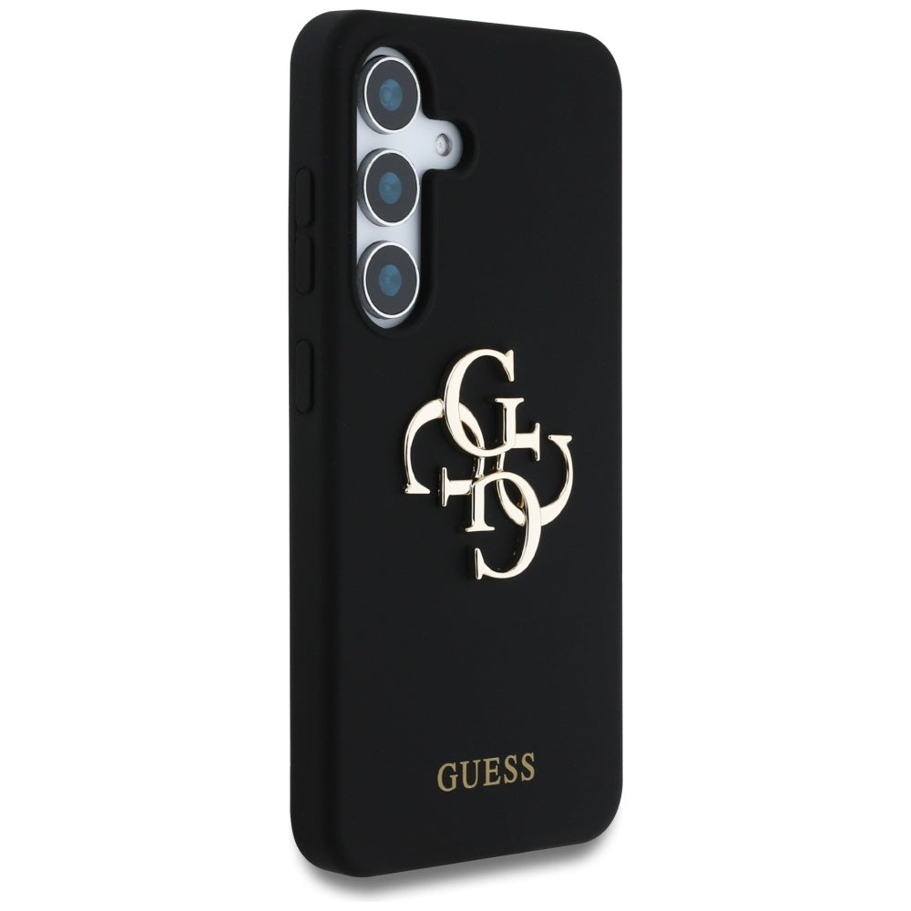 Husă Guess Samsung Galaxy S25 Silicone 4G Big Metal Logo, negru – imagine 2