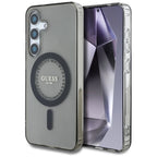 Husă Guess Samsung Galaxy S25 IML Rhinestones MagSafe, negru – imagine 6