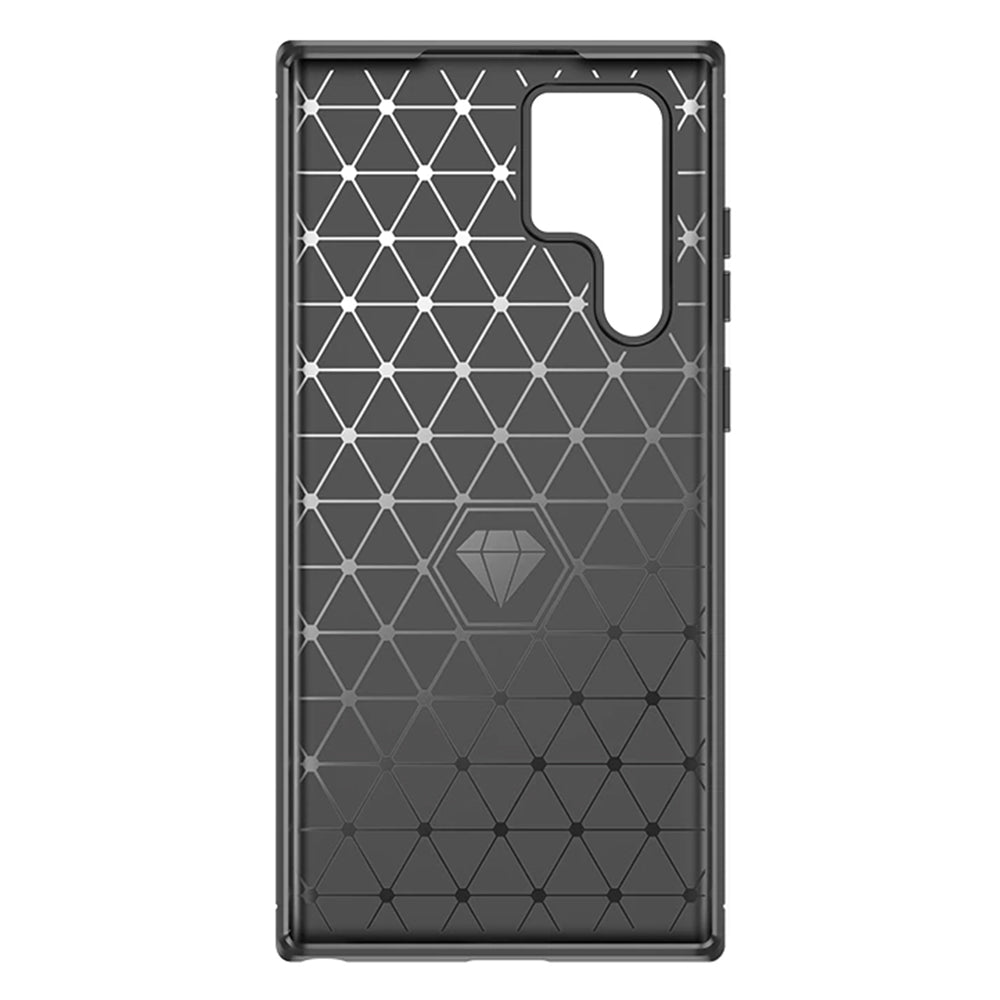Husă Techsuit Carbon Silicone Galaxy S23 Ultra – imagine 3