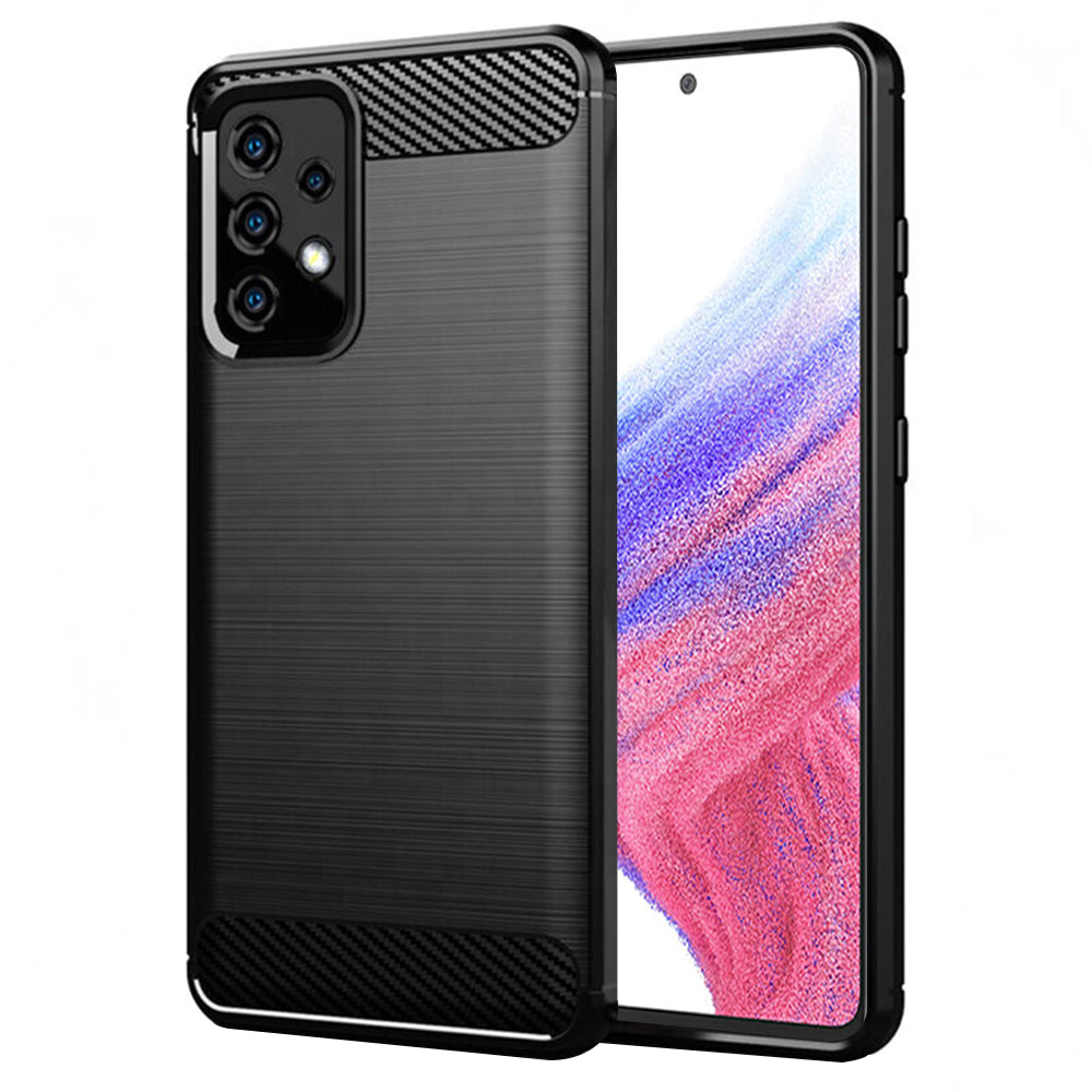 Husă Techsuit Carbon Silicone Galaxy A53 5G – imagine 1