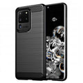 Husă Techsuit Carbon Silicone Galaxy S20 Ultra – imagine 1