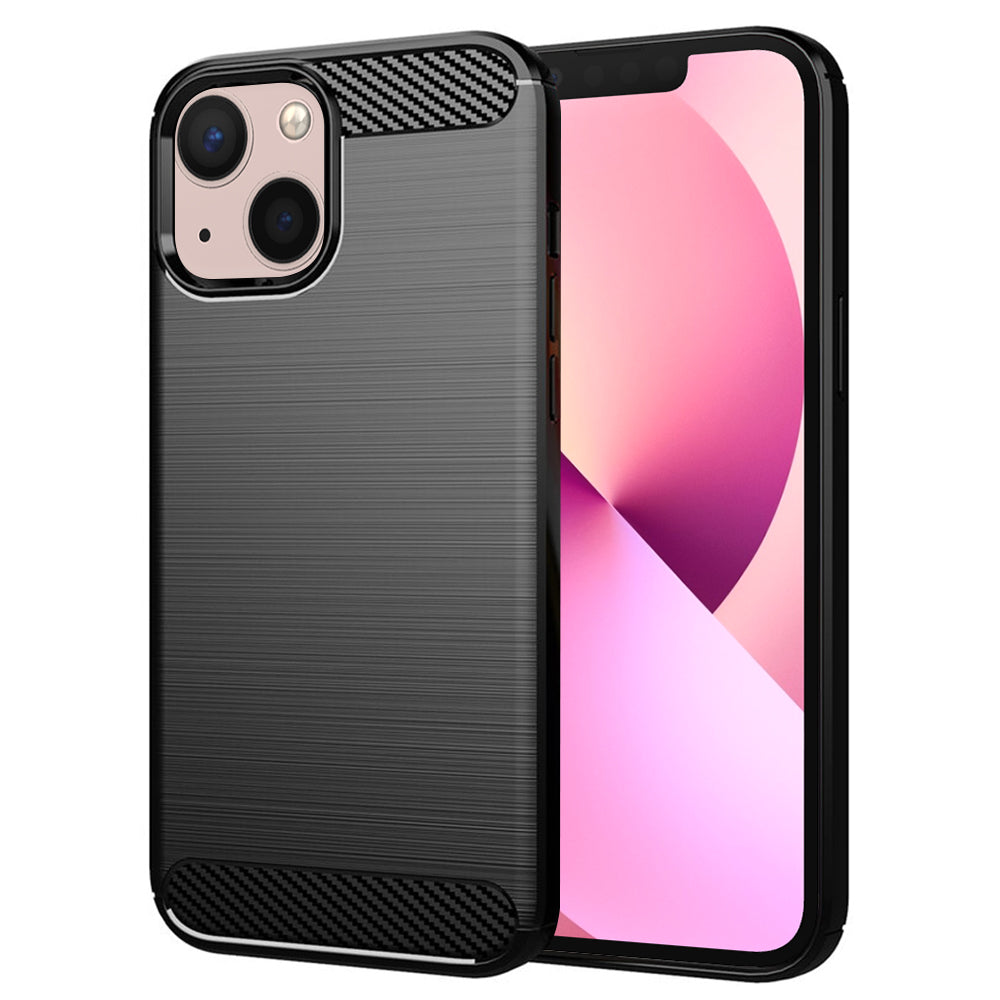 Husă Techsuit Carbon Silicone iPhone 13 – imagine 1
