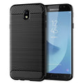 Husă Techsuit Carbon Silicone Galaxy J7 2017 – imagine 1