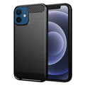 Husă Techsuit Carbon Silicone iPhone 12 / 12 Pro – imagine 1