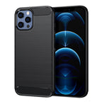 Husă Techsuit Carbon Silicone iPhone 12 Pro Max – imagine 1