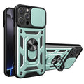 Husă iPhone 16 Pro Techsuit CamShield, verde – imagine 1