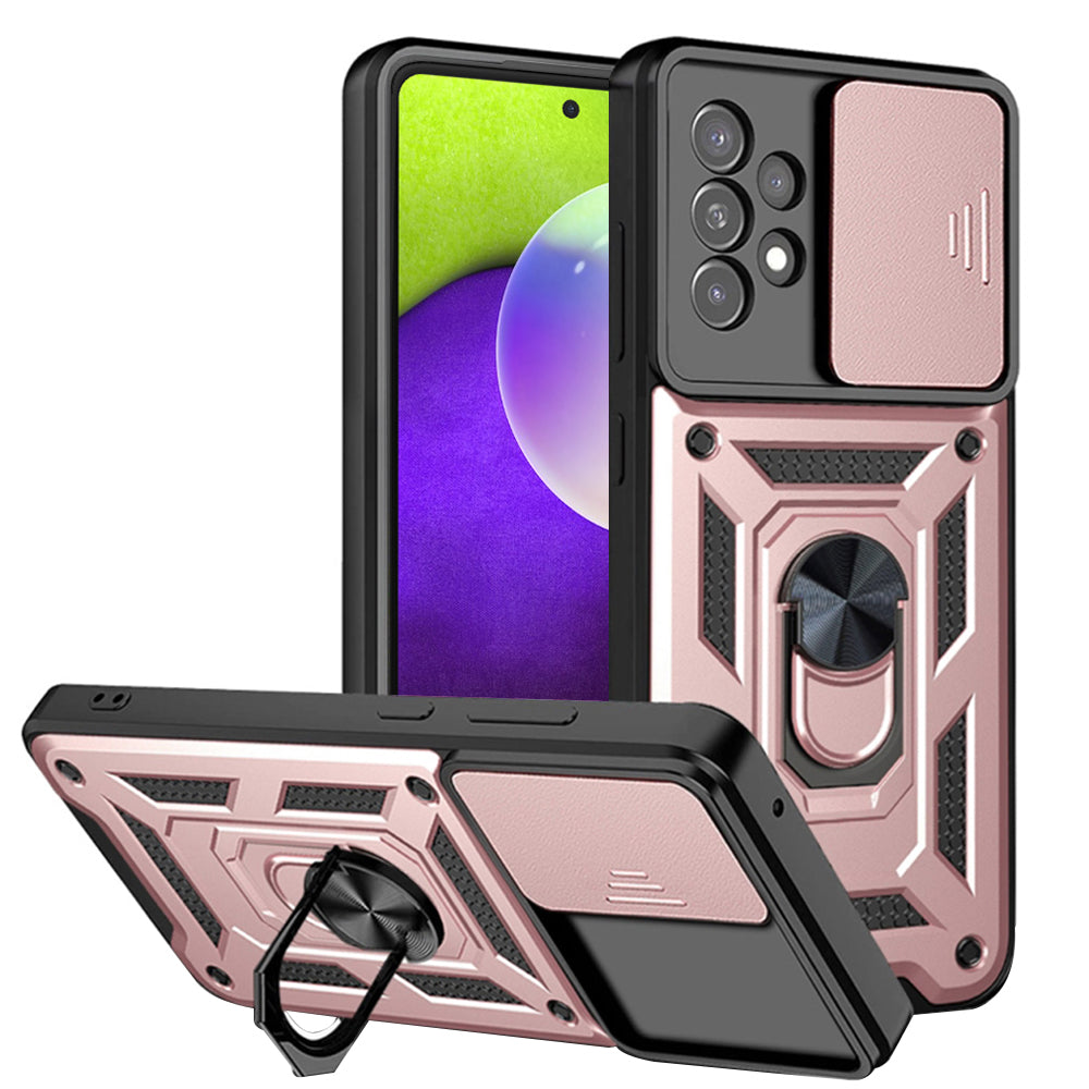 Husă Techsuit CamShield Galaxy A52 / A52 5G / A52s 5G – Auriu roz – imagine 6