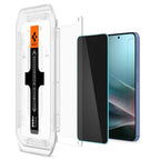 Folie de sticlă privacy Spigen Glas.tR EZ Fit HD pentru Samsung Galaxy S24 / S25 – imagine 6