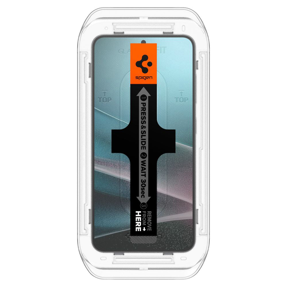 Folie de sticlă privacy Spigen Glas.tR EZ Fit HD pentru Samsung Galaxy S24 / S25 – imagine 4
