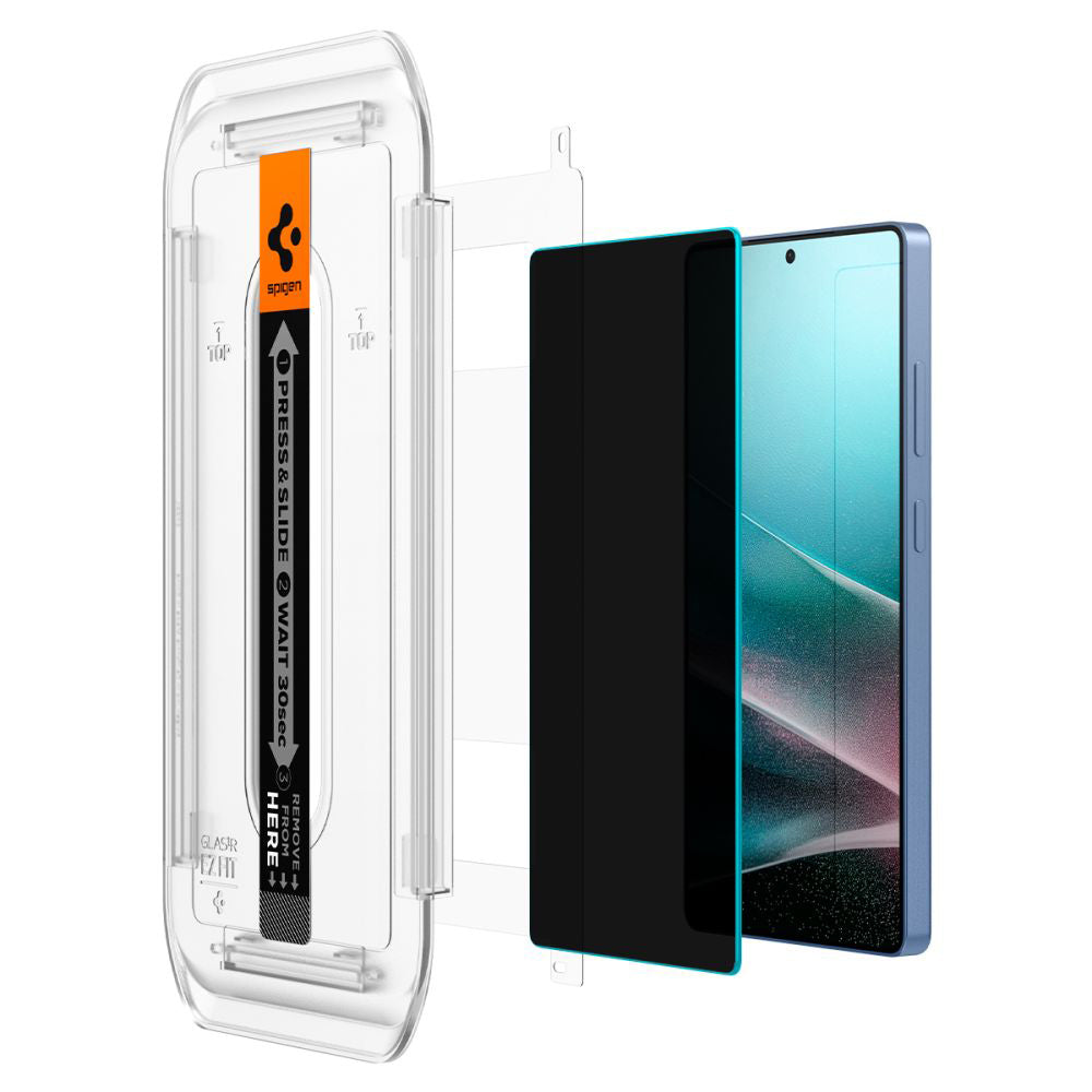 Folie privacy Spigen Glas.tR EZ Fit HD Galaxy S25 Ultra, 2 buc. – imagine 2