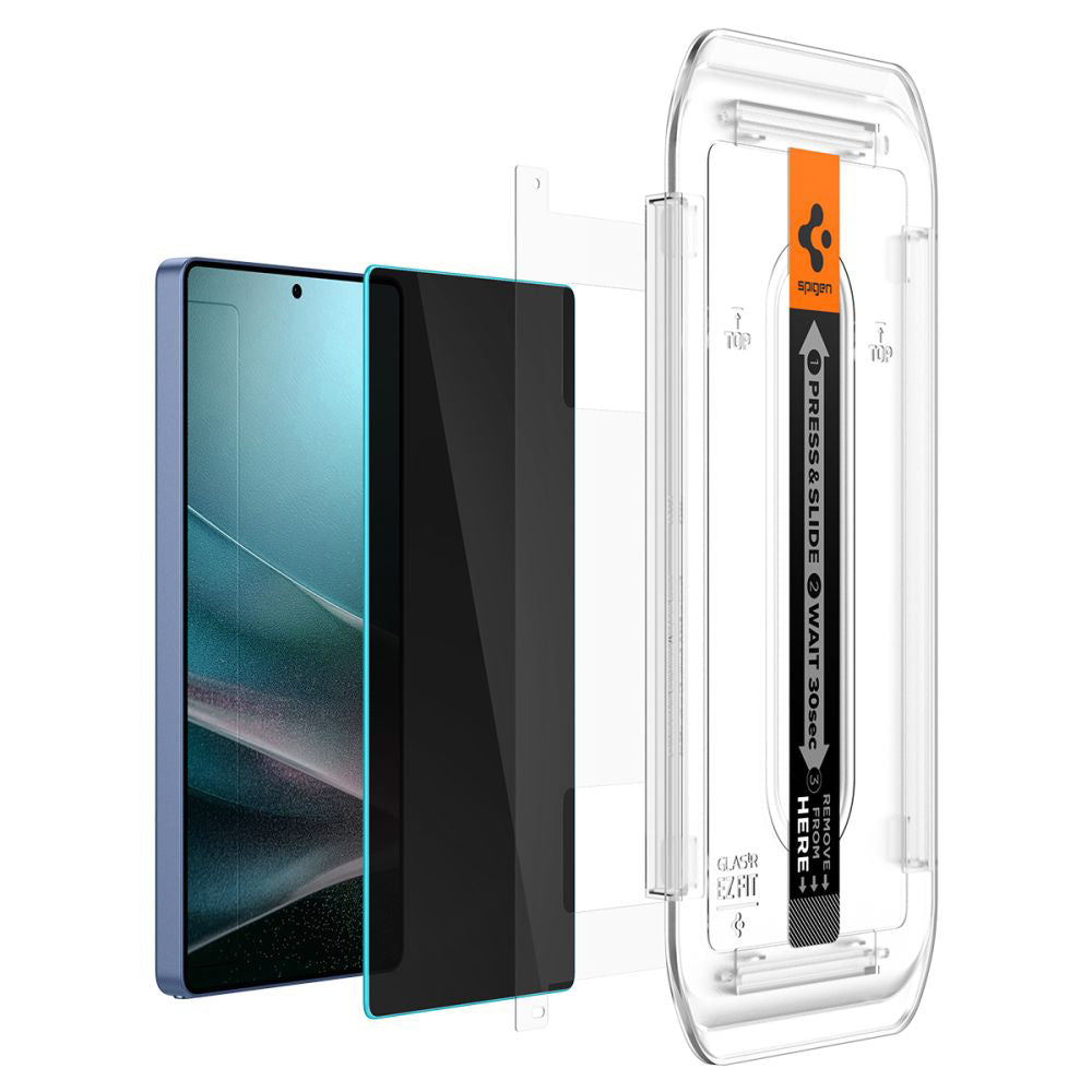 Folie privacy Spigen Glas.tR EZ Fit HD Galaxy S25 Ultra, 2 buc. – imagine 5