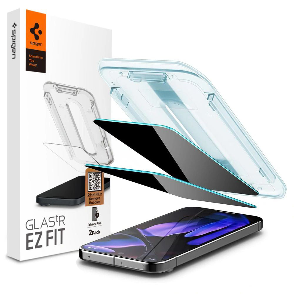 Folie de sticlă privacy Spigen Glas.tR EZ Fit pentru Google Pixel 9 Pro XL – imagine 1