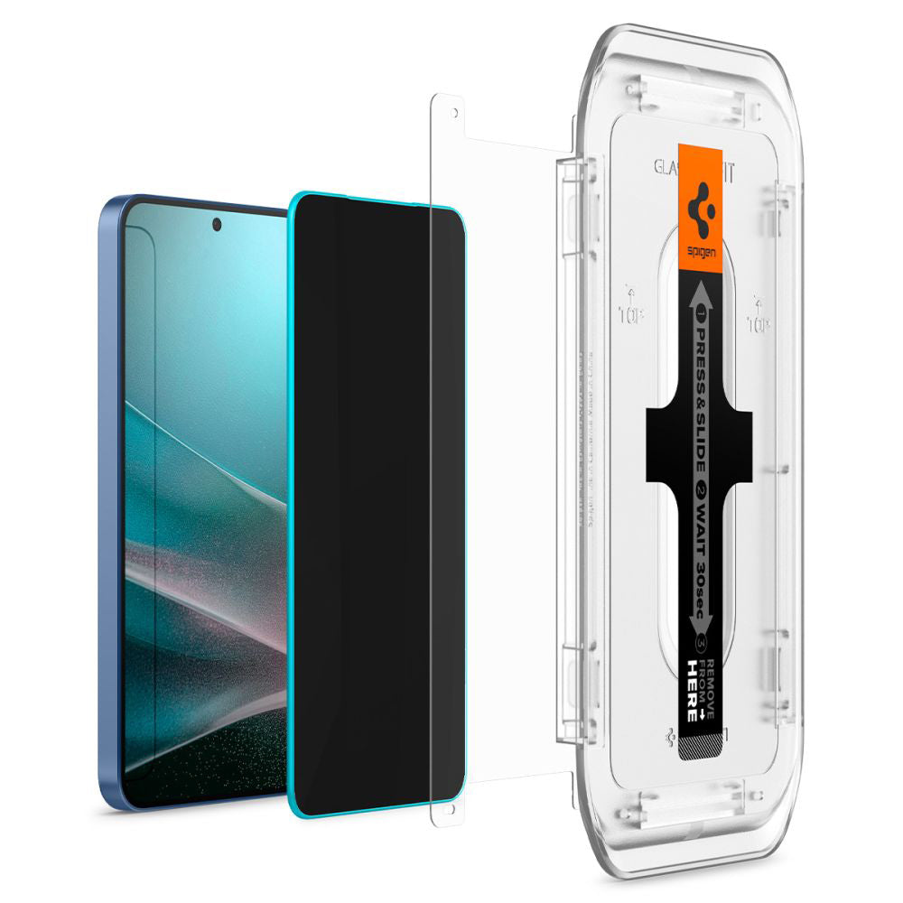 Folie de sticlă privacy Spigen Glas.tR EZ Fit HD pentru Samsung Galaxy S24+ / S25+ – imagine 2