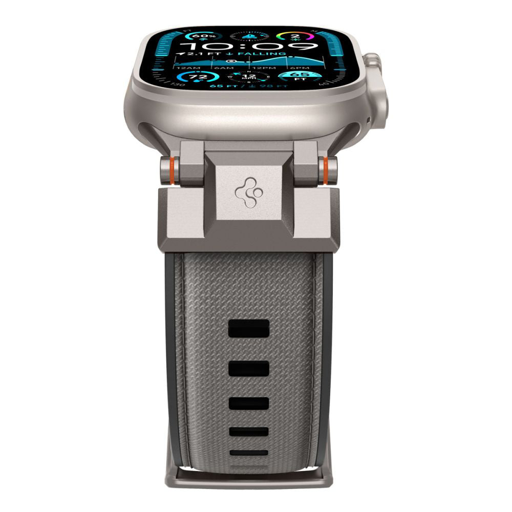 Curea Spigen DuraPro Armor Apple Watch 42 / 44 / 45 / 46 / 49 mm – Gri – imagine 7
