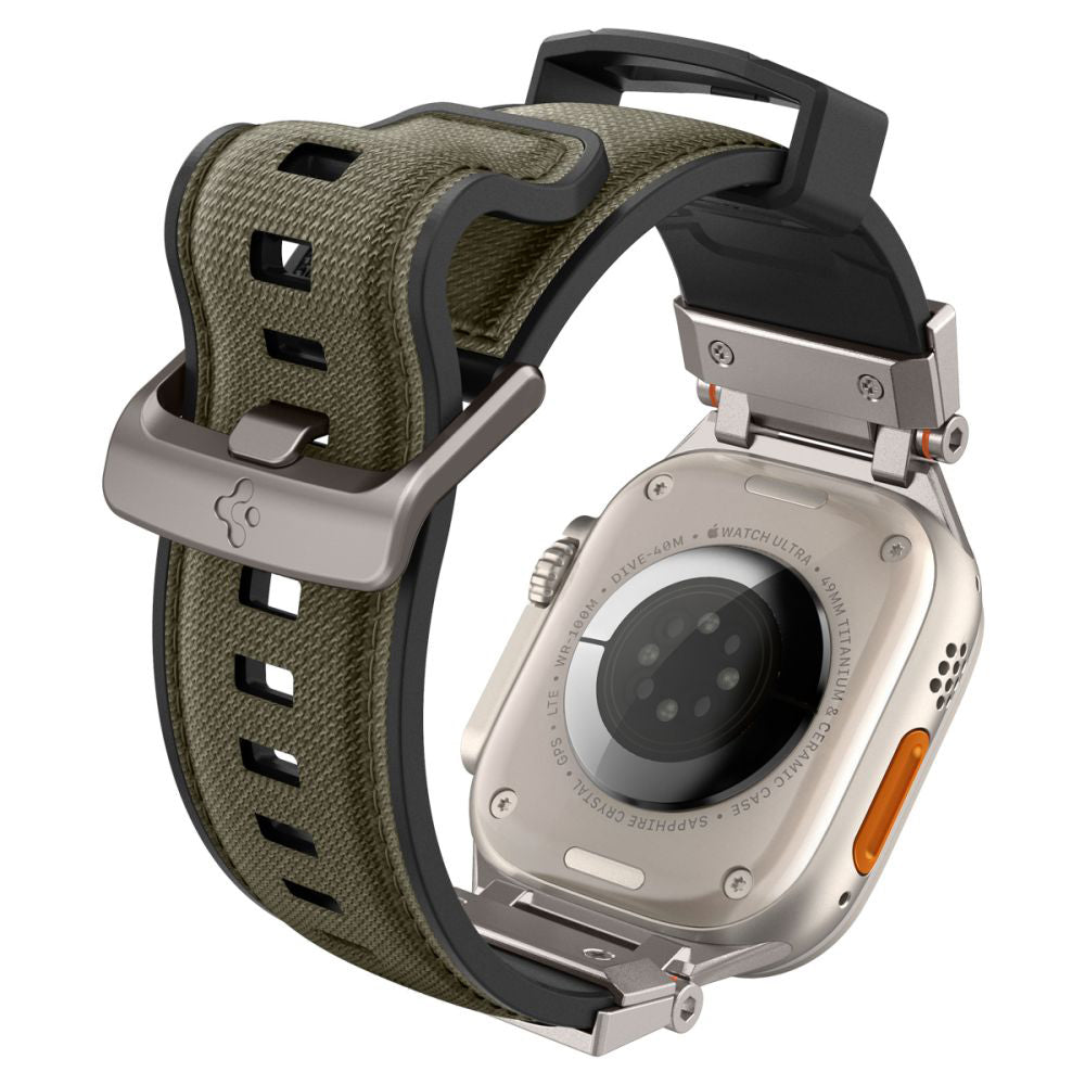 Curea Spigen DuraPro Armor Apple Watch 42 / 44 / 45 / 46 / 49 mm – Verde – imagine 11