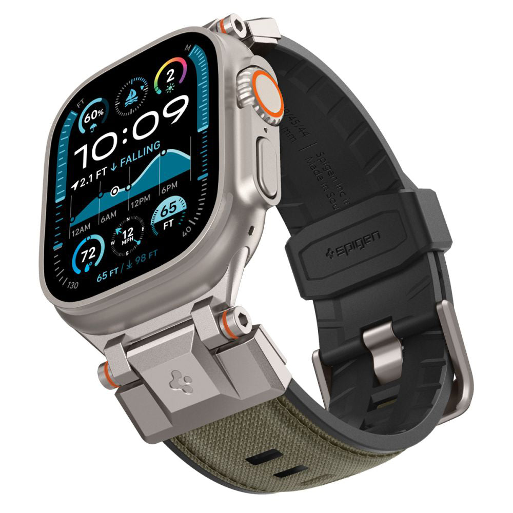 Curea Spigen DuraPro Armor Apple Watch 42 / 44 / 45 / 46 / 49 mm – Verde – imagine 9