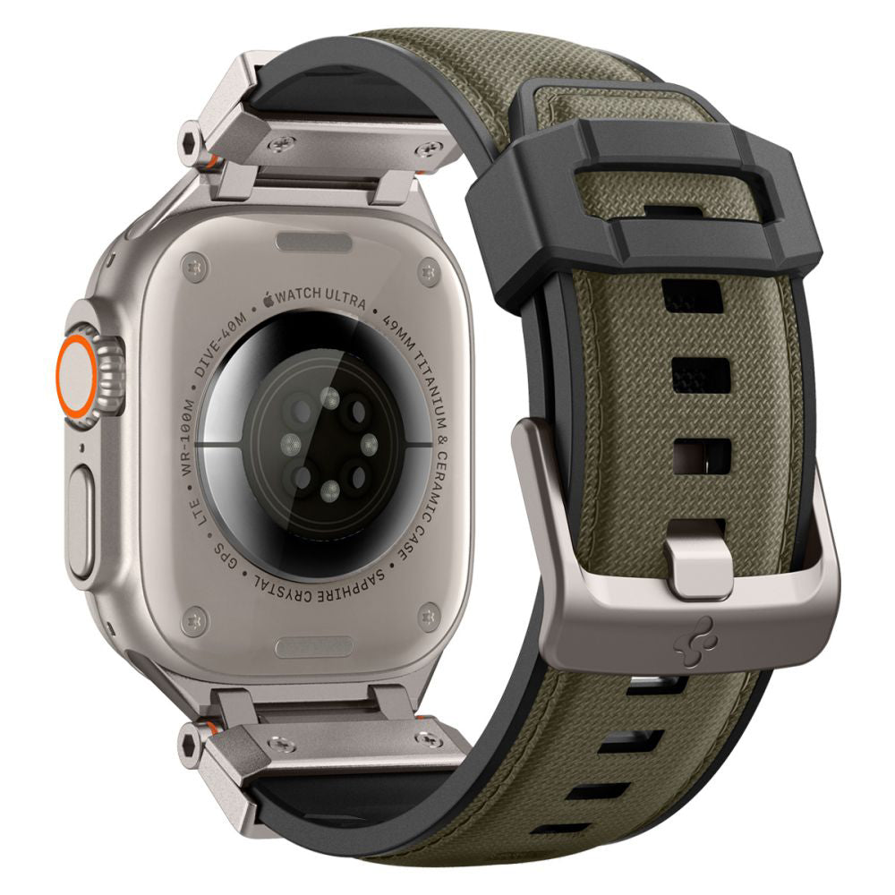 Curea Spigen DuraPro Armor Apple Watch 42 / 44 / 45 / 46 / 49 mm – Verde – imagine 10