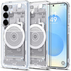Husă Spigen Ultra Hybrid Zero One MagSafe Galaxy S25 – Alb – imagine 7