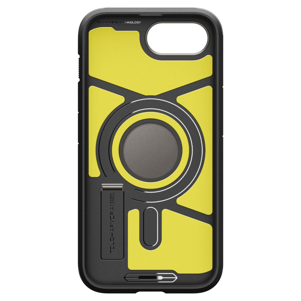 Husă Spigen Tough Armor MagSafe iPhone 16e / 17e – Gunmetal (gri metalic) – imagine 9