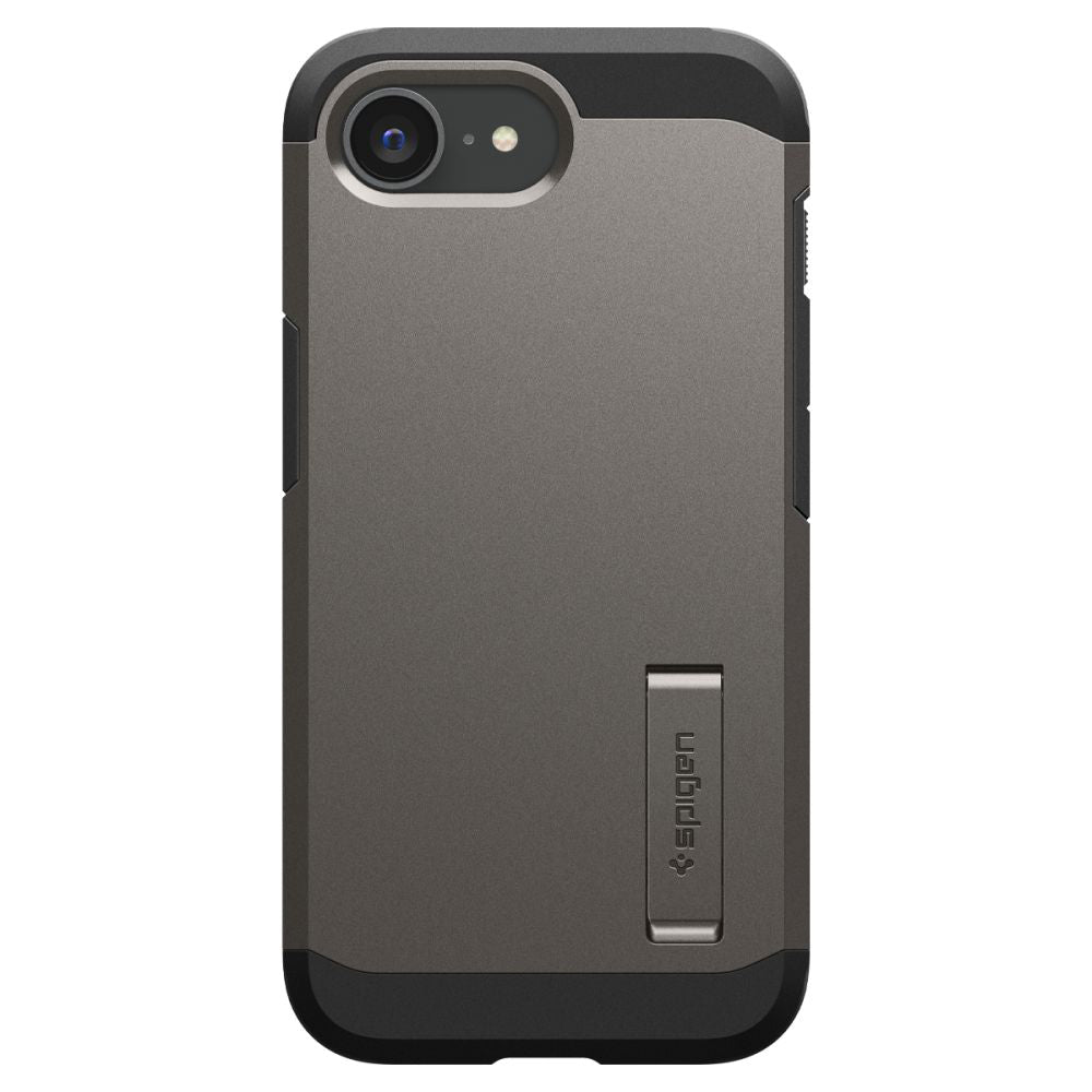 Husă Spigen Tough Armor MagSafe iPhone 16e / 17e – Gunmetal (gri metalic) – imagine 8