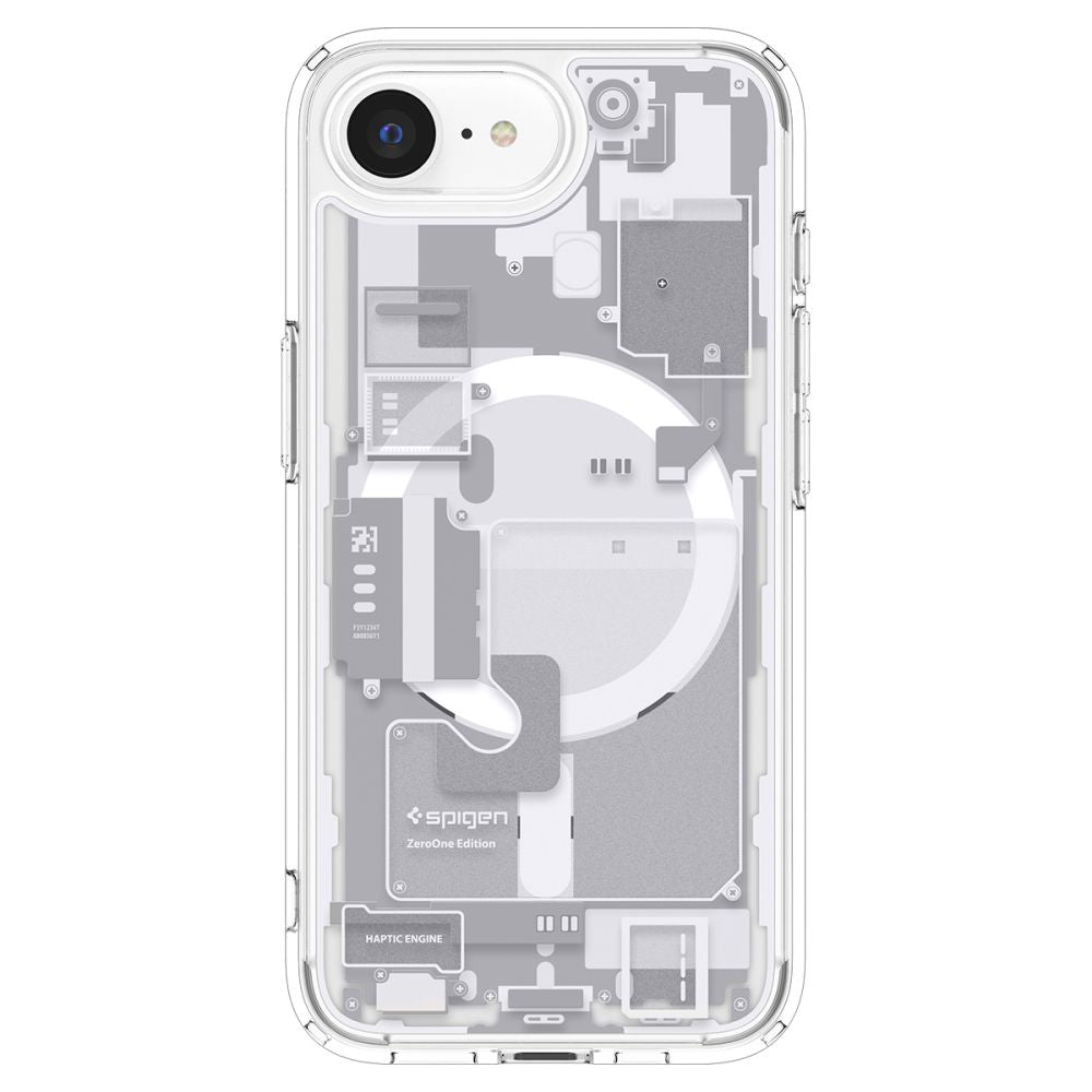 Husă Spigen Ultra Hybrid Zero One MagSafe iPhone 16e / 17e – Alb – imagine 8