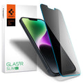 Folie de sticlă privacy Spigen Glas.tR Slim pentru iPhone 13 / 13 Pro / 14 / 16e / 17e – imagine 1