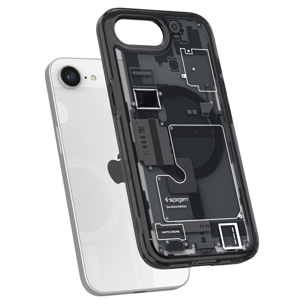 Husă Spigen Ultra Hybrid Zero One MagSafe iPhone 16e / 17e – Negru – imagine 5