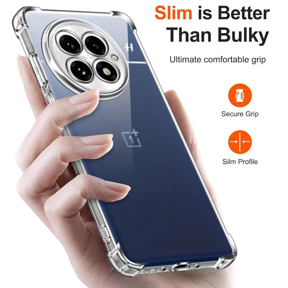 Husă OnePlus 13 Techsuit Shockproof Clear Silicone – imagine 2