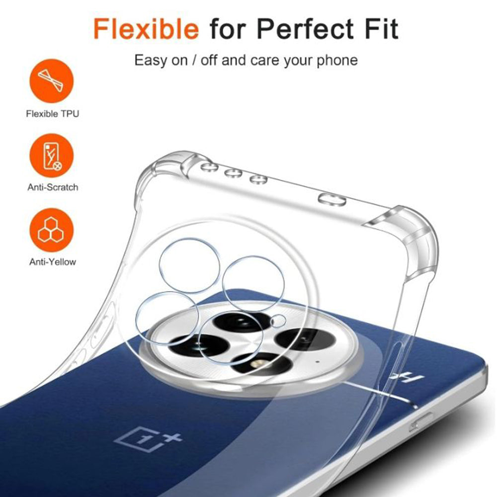 Husă OnePlus 13 Techsuit Shockproof Clear Silicone – imagine 4
