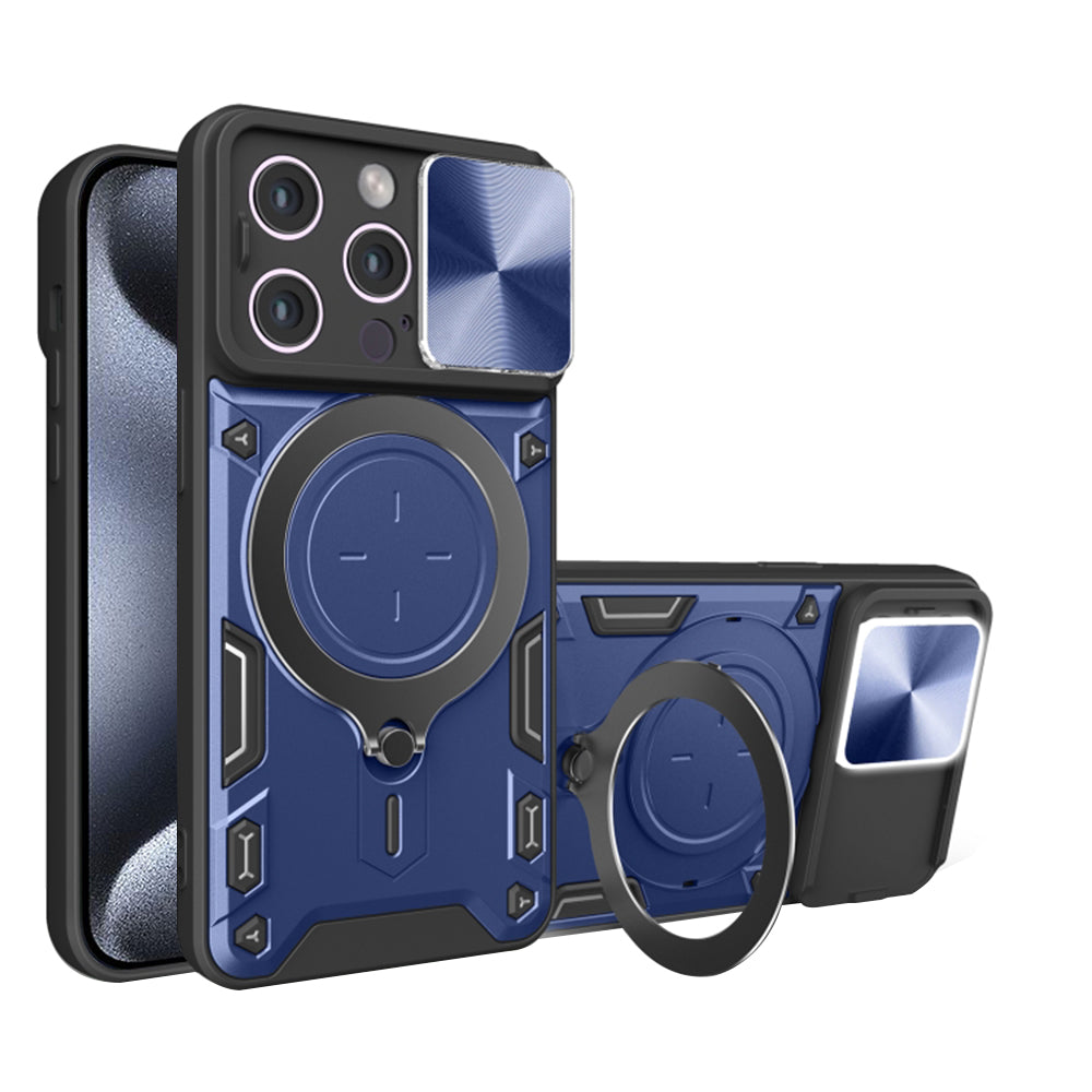 Husă iPhone 15 Pro Techsuit CamGuard Pro, albastru – imagine 2