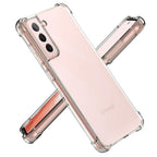Husă transparentă Techsuit Shockproof Clear Silicone Galaxy S21 – Transparent – imagine 1