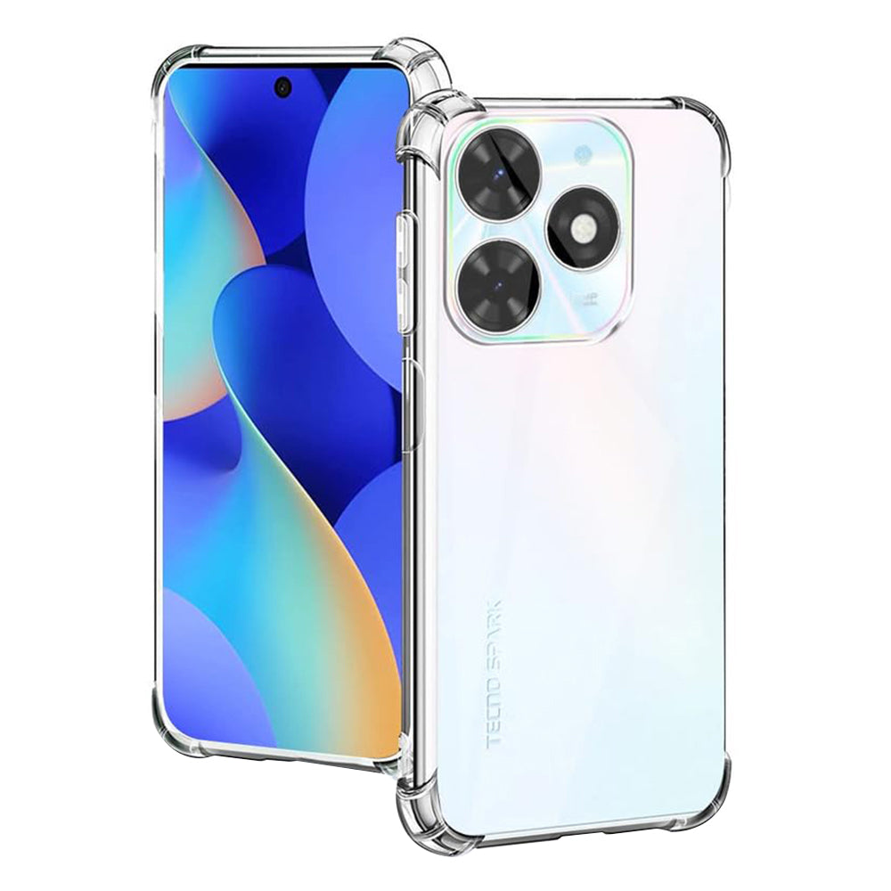 Husă Tecno Spark 20 Techsuit Shockproof Clear Silicone – imagine 2