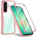 Husă 360 Techsuit ColorVerse cu folie de ecran Galaxy A26 5G – Roz – imagine 1