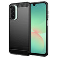 Husă Techsuit Carbon Silicone Galaxy A26 5G – Negru – imagine 1