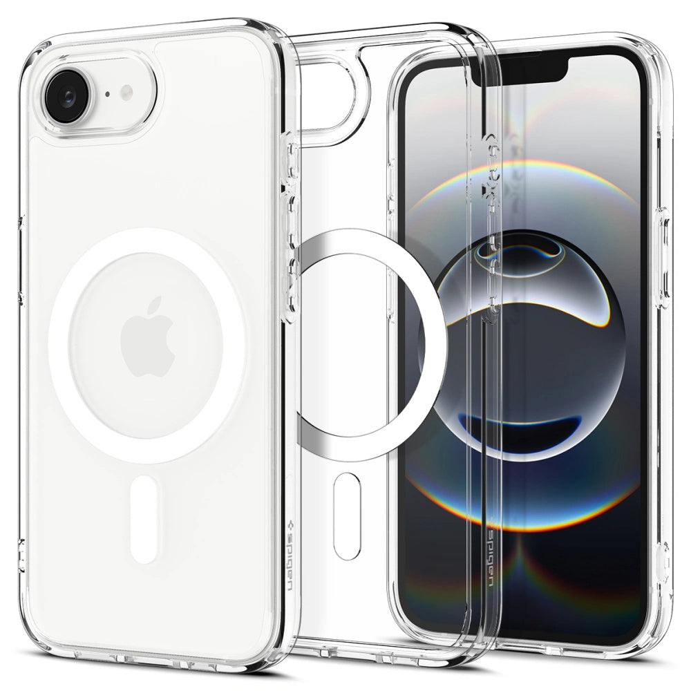 Husă Spigen Ultra Hybrid MagSafe iPhone 16e / 17e – Alb – imagine 7