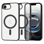 Husă transparentă Techsuit MagSafe Pro iPhone 16e / 17e – Negru – imagine 2