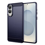 Husă Techsuit Carbon Silicone Galaxy S25 Edge – Albastru – imagine 3