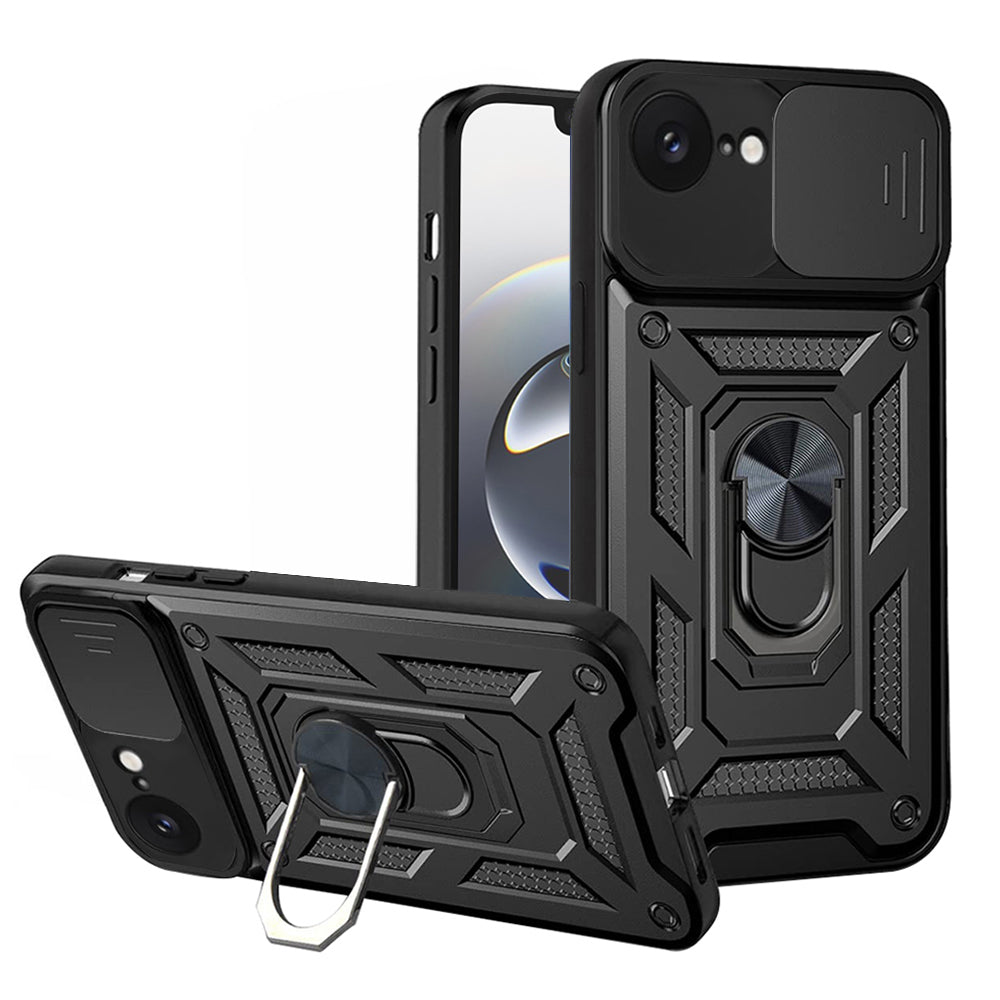 Husă Techsuit CamShield iPhone 16e / 17e – Negru – imagine 2