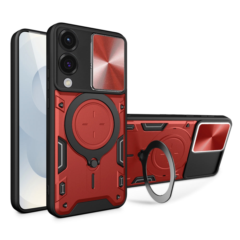 Husă Techsuit CamGuard Pro Galaxy S25 Edge – Roșu – imagine 6