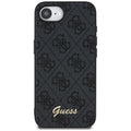 Husă Guess iPhone 16e Hardcase 4G Script Logo, negru – imagine 1